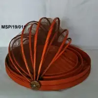 Traditional Bamboo Bread Case With Cover 3 Pcs