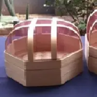 Bamboo Bread Basket Shape Mini Hexagonal