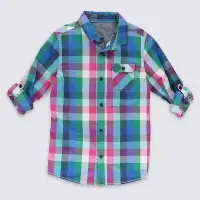 Kids Check Shirt With Pocket