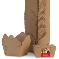 Kraft Brown Take Out Boxes