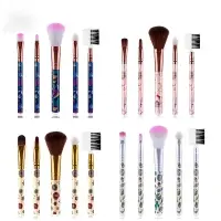 Colorful Design 5pcs Makeup Brush Set