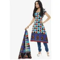Ladies Printed Cotton Suit