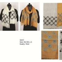 Wool Stoles Embroidered