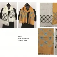 Wool Stoles Embroidered
