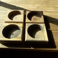 Oak Confectionary Table