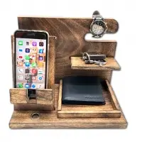 Wooden Multi Utility Desk Organizer