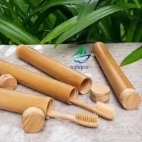 Bamboo Toothbrush Holder