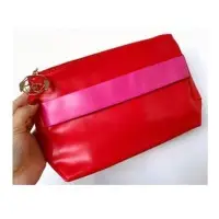 Smooth Leather Beautiful Women Cosmetic Bag