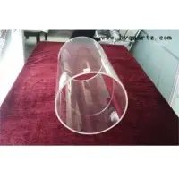 Large diameter quartz tube