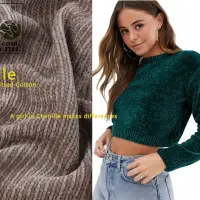 100% Chenille Jacquard Fabrics