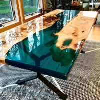Artistic Resin Table