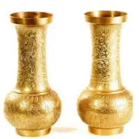 Brass Flower Vases 