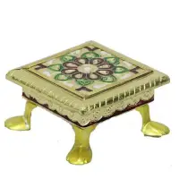 Wooden Menakari Chowki