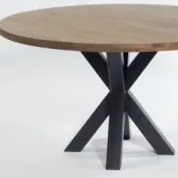 Iron Wooden Dinning Table