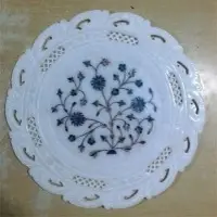 Lattice Marble Inlay Plate
