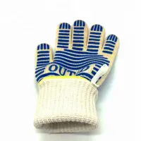BBQ Silicon Heat Resistant Cooking Gloves