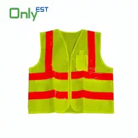 High Visibility Reflective Safety Vest With Tape