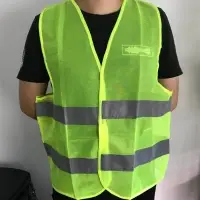 100% Polyester 60G Knitted Fabric Safety Vest