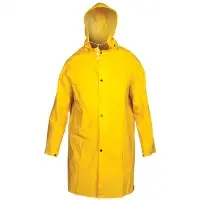 Yellow Nylon Raincoat Womens