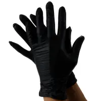 Oil Resistant Gloves Nitrile Black