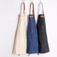 Cotton Kitchen Apron With Pockets