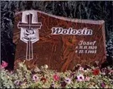 Tombstones and monuments