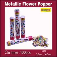 Metallic Flower Popper
