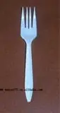 Disposable plastic fork