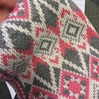 Acrylic Yarn Dyed Jacquard Knit 58/60
