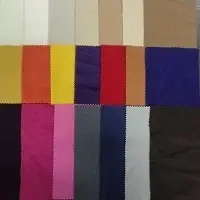 Wool Blended Melton Solid Woven stock