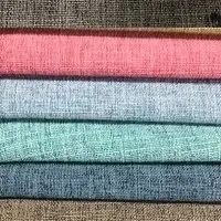 Poly Linen Look Solid Bonded Woven 150cm