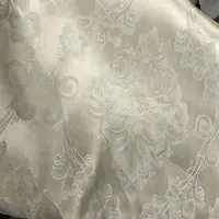 Poly Jacquard fabric solid  - use for curtain