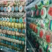 Poly Linen-looks Print Woven 115gsm