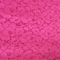 Nylon/Cotton Raschel Lace Solid Knit
