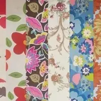 Cotton Canvas Print Woven Fabric
