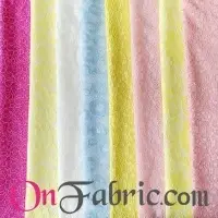 Raschel Lace Bonded Solid Knit Fabric