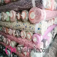 Poly Peach Skin Print Woven Fabric