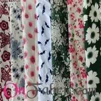Cotton Gauze Print Woven For Dress