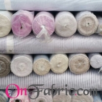 Shirting Solid Stripe Check Woven Fabric