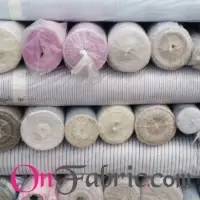 Shirting Solid Stripe Check Woven Fabric