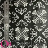 PU Leather Print Woven