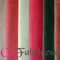 PU Leather Solid Woven Fabric