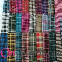 Cotton Yarn Dyed Woven With Metal
