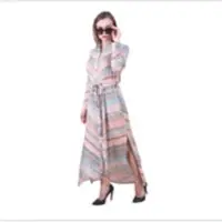 100% Model Printed Dress