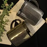 TUCHE Titanium Ceramic Gold/Siver Mug Cup