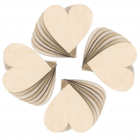Wooden Crafts Heart Cutout