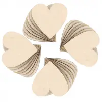 Wooden Crafts Heart Cutout