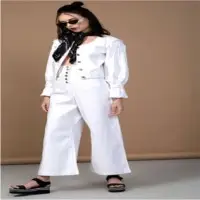 White Denim Co-ord