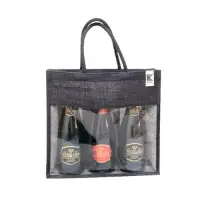 Jute Trio Wine Bottle Bag