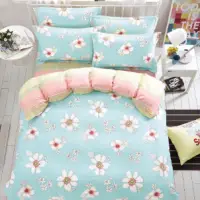 Cotton Flowerprint Bed Sheet